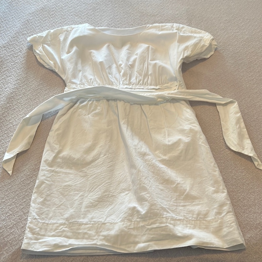 White Anthropologie dress size 8